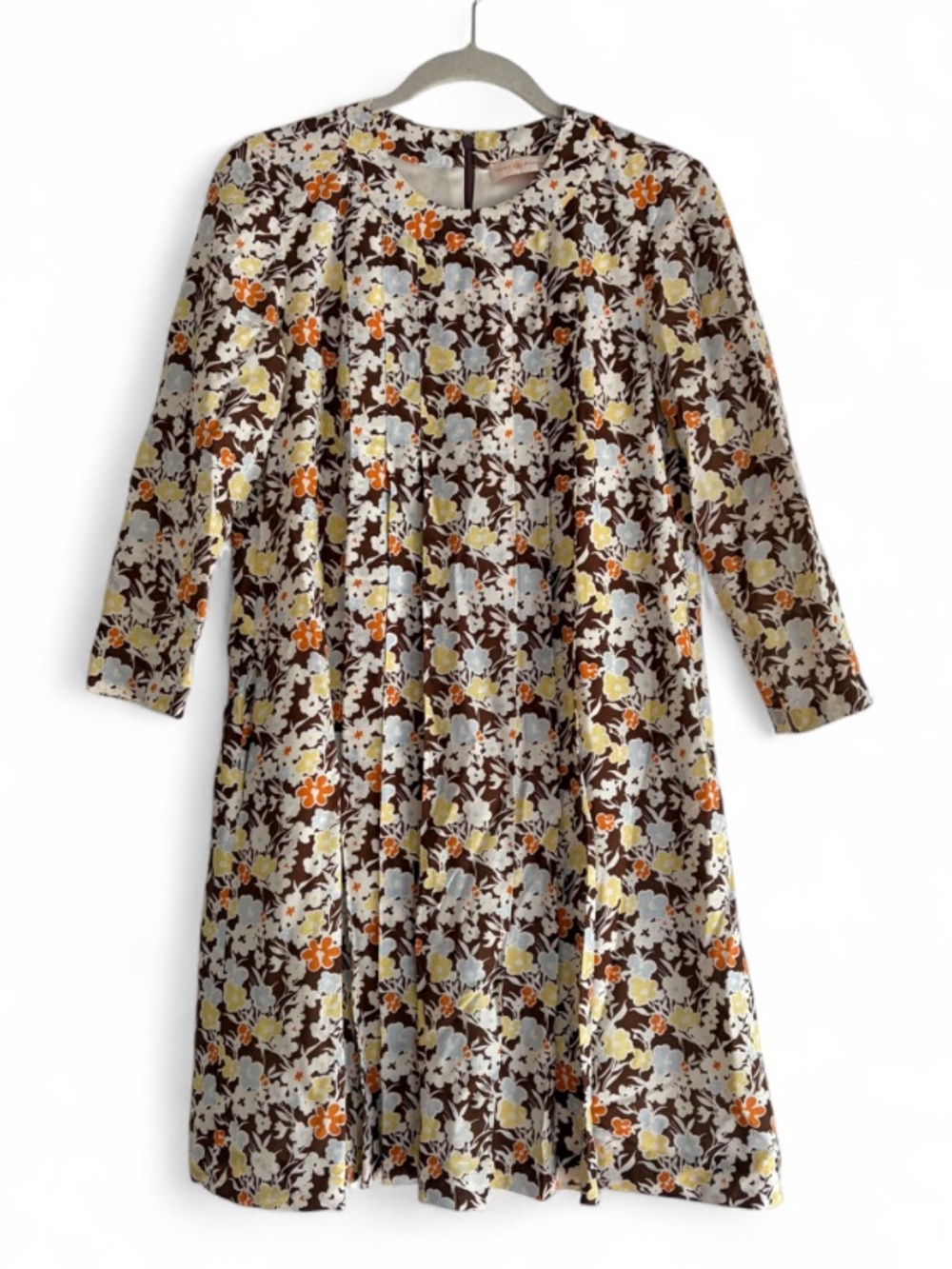 Tory Burch Challis Silk Wool Sheath Dress Reverie Floral Print Size 2